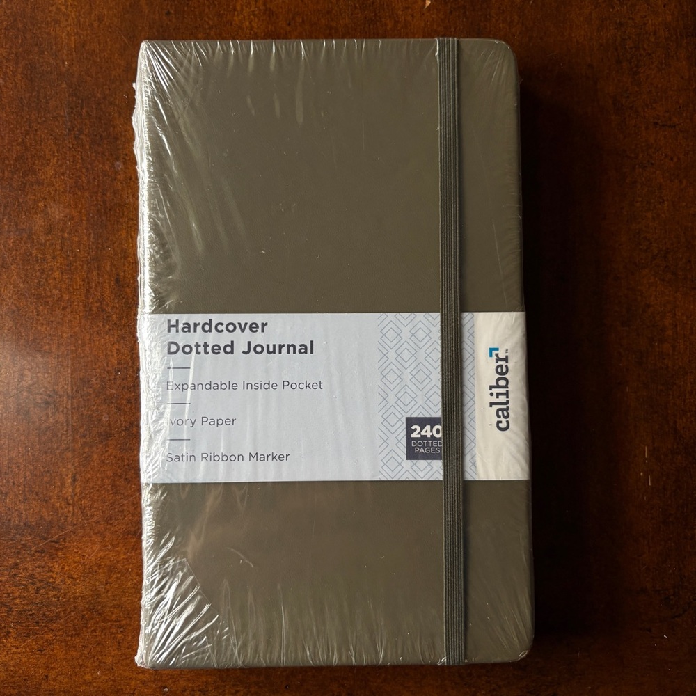 NIP Caliber Hardcover Dotted Journal, 240 Dotted Pages